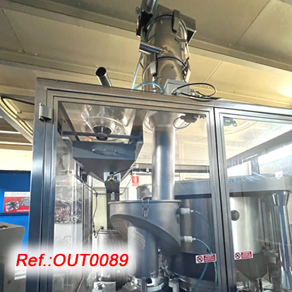MG2 G-70 CAPSULE FILLING AND CLOSING MACHINE FOR POWDER FILLING WITH TWO FORMATS Nos. 2 AND 3