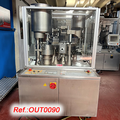 IMA - ZANASI AZ-40 CAPSULE FILLING AND CLOSING MACHINE WITH FORMATS FOR PELLETS NUMBERS 0, 1, 2, 3 Y FORMATS FOR POWDER NUMBERS 0, 2 Y 4