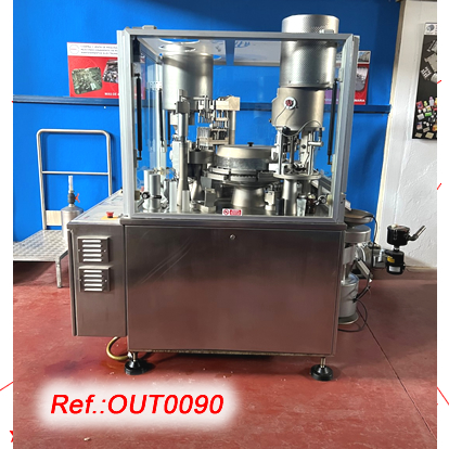 IMA - ZANASI AZ-40 CAPSULE FILLING AND CLOSING MACHINE WITH FORMATS FOR PELLETS NUMBERS 0, 1, 2, 3 Y FORMATS FOR POWDER NUMBERS 0, 2 Y 4