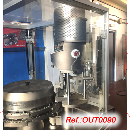 IMA - ZANASI AZ-40 CAPSULE FILLING AND CLOSING MACHINE WITH FORMATS FOR PELLETS NUMBERS 0, 1, 2, 3 Y FORMATS FOR POWDER NUMBERS 0, 2 Y 4