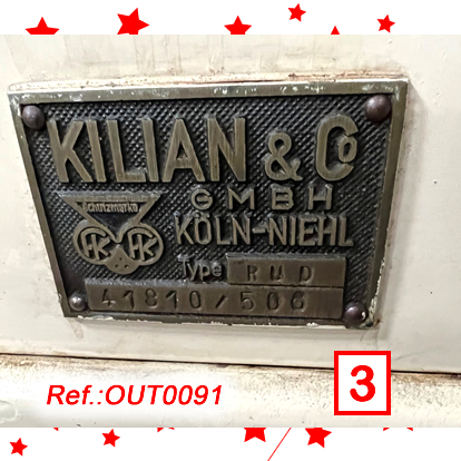 KILIAN MODEL RU-D TWENTY STATION TABLET PRESSES