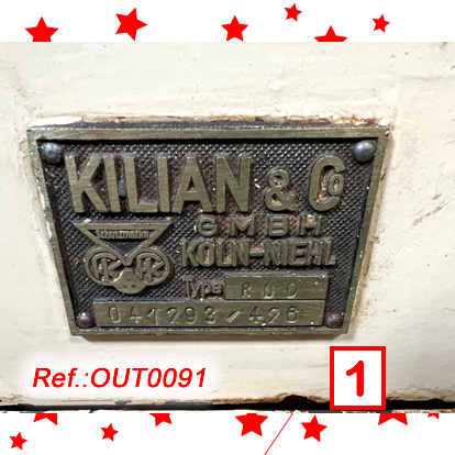 KILIAN MODEL RU-D TWENTY STATION TABLET PRESSES