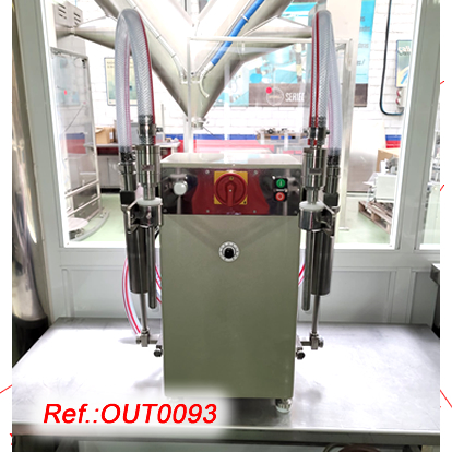 OMPLIDORA SEMIAUTOMTICA JEF DE LQUIDS - GELS AMB DOS PISTONS