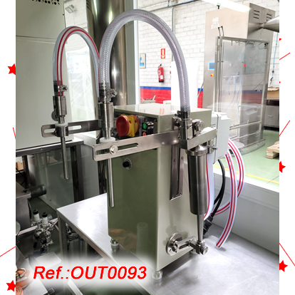 OMPLIDORA SEMIAUTOMTICA JEF DE LQUIDS - GELS AMB DOS PISTONS