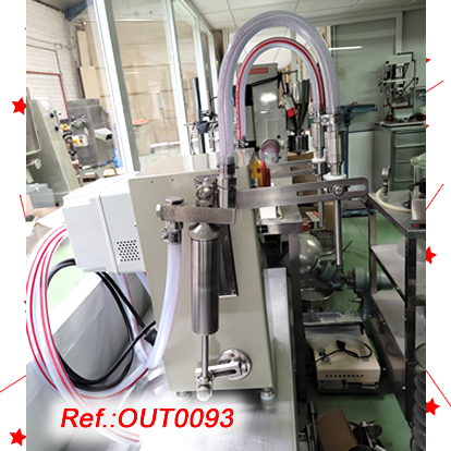 OMPLIDORA SEMIAUTOMTICA JEF DE LQUIDS - GELS AMB DOS PISTONS