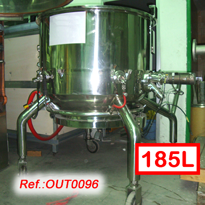 LLIT FLUT NIRO-GEA ANTIDEFLAGRANT DACER INOXIDABLE POLIT AMB TRES TANCS DE 45L - 169L - 185L I EQUIPS ACCESORIS, CAPTADOR DE POLS I EQUIP DE CALOR