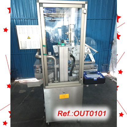 NERI MODEL SL-400 TYPE V LABELLING MACHINE WITH UPPER LABELLING HEAD FOR KITS OR BOXES