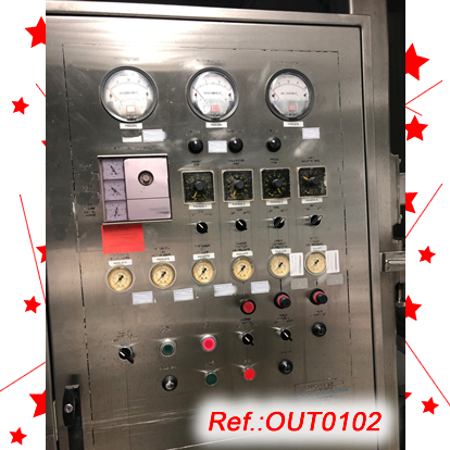 LLIT FLUIT DACER INOXIDABLE CALMIC ENGINEERING MODEL 25 DE 250 LITRES AMB ESCALFAMENT PER VAPOR