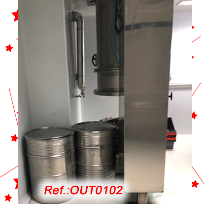 LLIT FLUIT DACER INOXIDABLE CALMIC ENGINEERING MODEL 25 DE 250 LITRES AMB ESCALFAMENT PER VAPOR