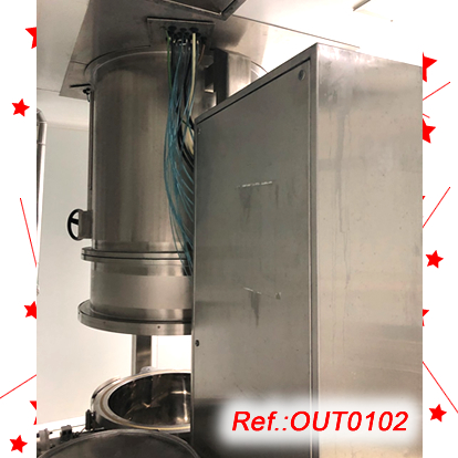 LLIT FLUIT DACER INOXIDABLE CALMIC ENGINEERING MODEL 25 DE 250 LITRES AMB ESCALFAMENT PER VAPOR