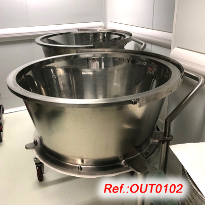 LLIT FLUIT DACER INOXIDABLE CALMIC ENGINEERING MODEL 25 DE 250 LITRES AMB ESCALFAMENT PER VAPOR