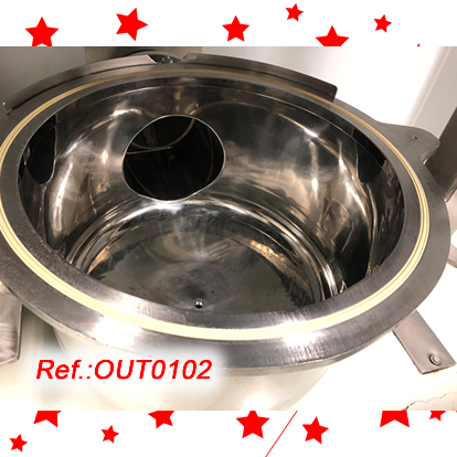 LLIT FLUIT DACER INOXIDABLE CALMIC ENGINEERING MODEL 25 DE 250 LITRES AMB ESCALFAMENT PER VAPOR