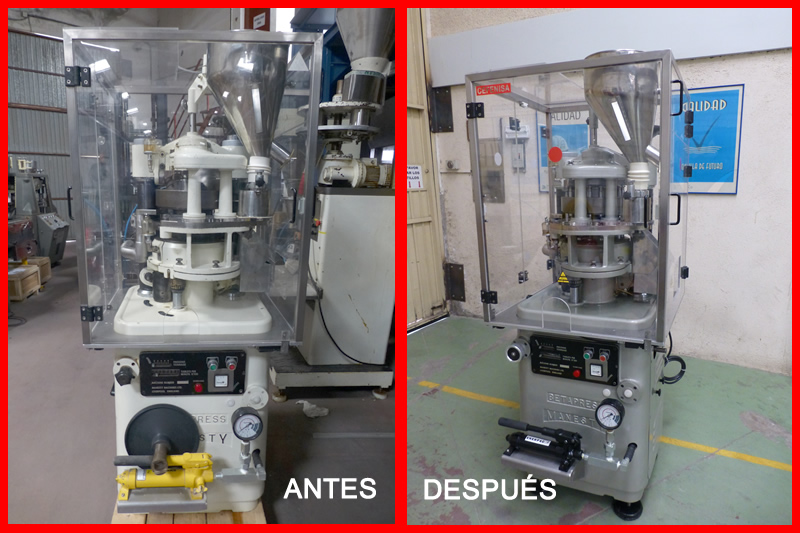 Reacondicionamiento de maquinaria