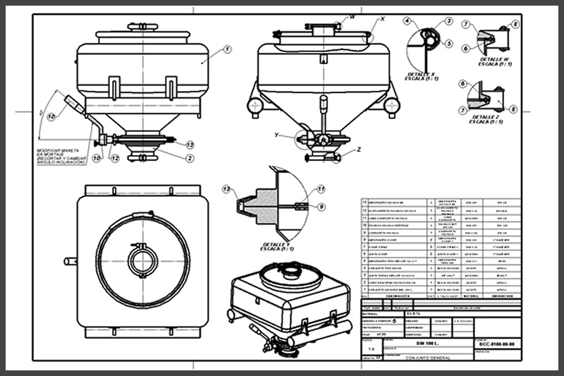Documentación diseños - CALDEFARMA, S.L.