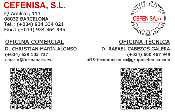 Localització CEFENISA, S.L. a Barcelona