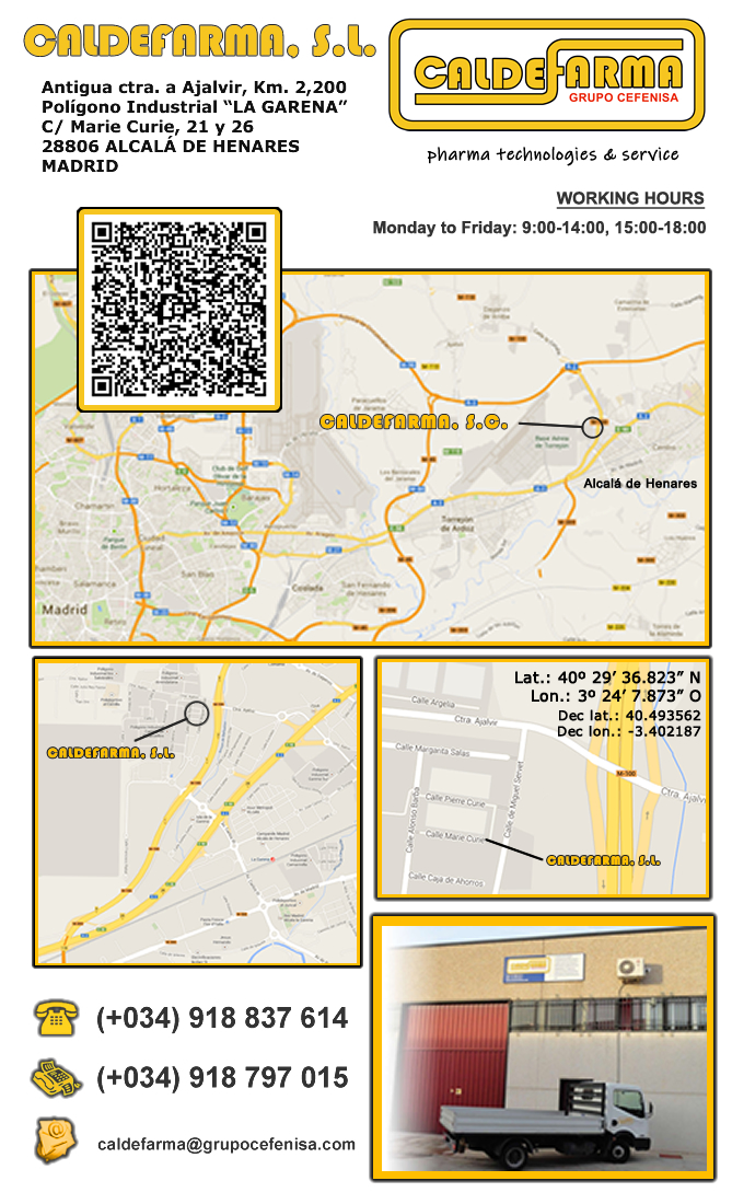 CALDEFARMA, S.L. location