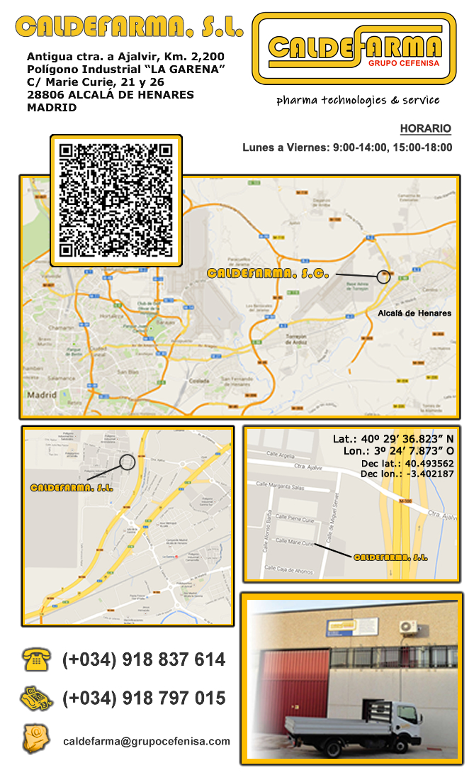 Localización de CALDEFARMA, S.L.