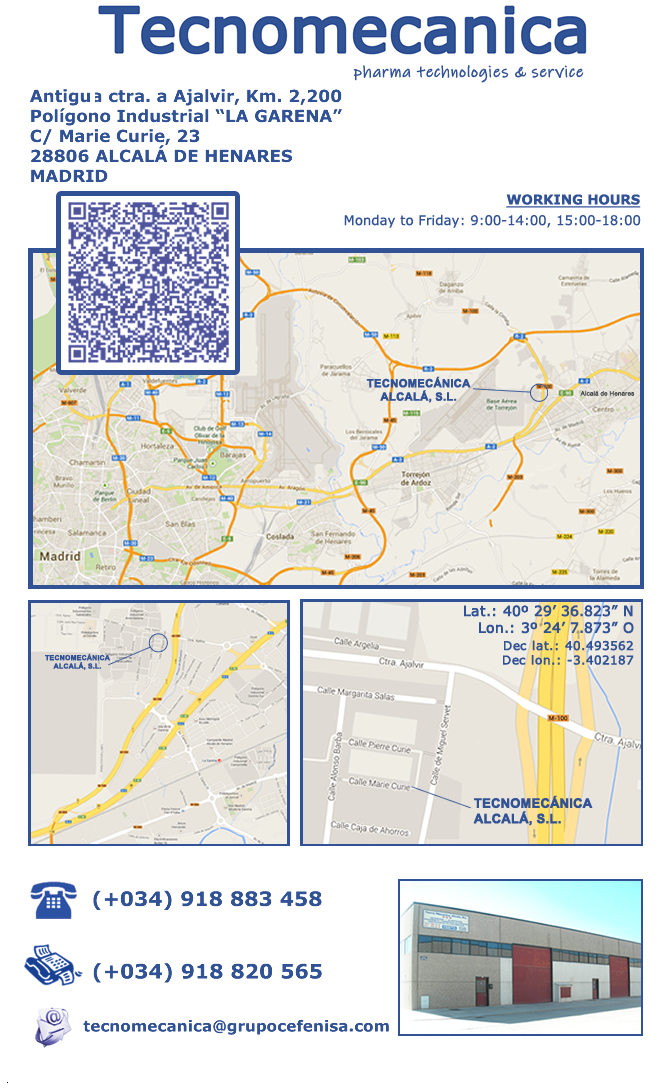 TECNOMECÁNICA ALCALÁ, S.L. location