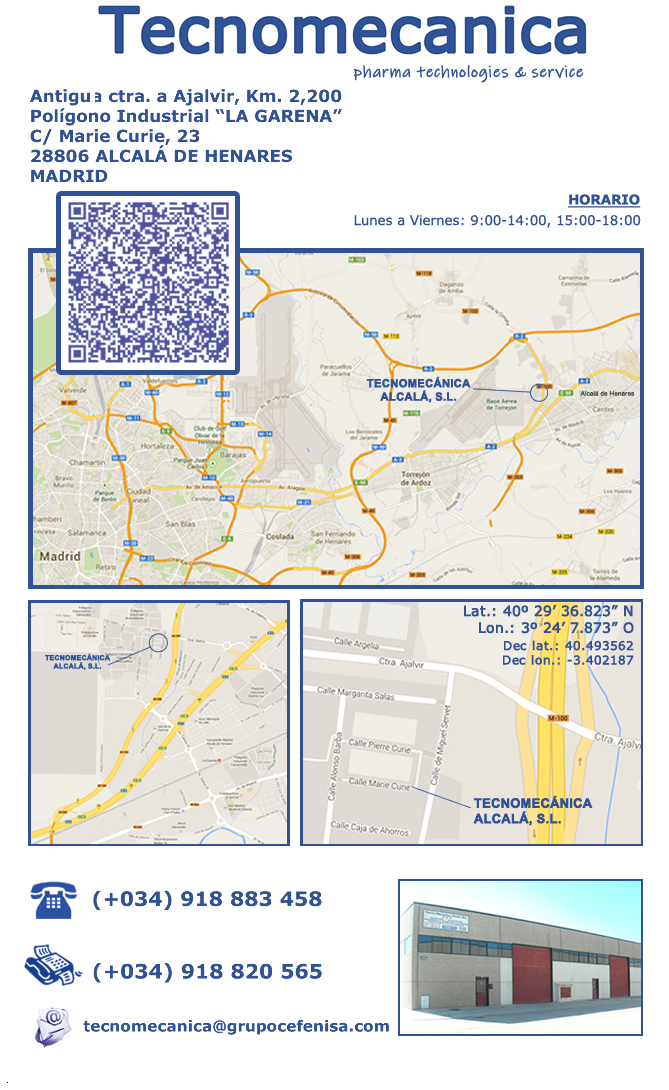 Localizacin de TECNOMECNICA ALCAL, S.L.