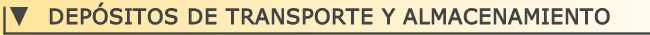 Depsitos de transporte y almacenamiento