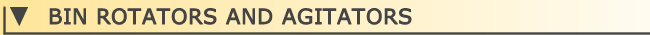 Bin rotators and agitators
