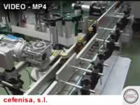 Video LNEA DE ESTUCHADORA CAM PRX-16 CON ETIQUETADORA NUEVA MARCA CEFENISA PARA FRASCOS REDONDOS